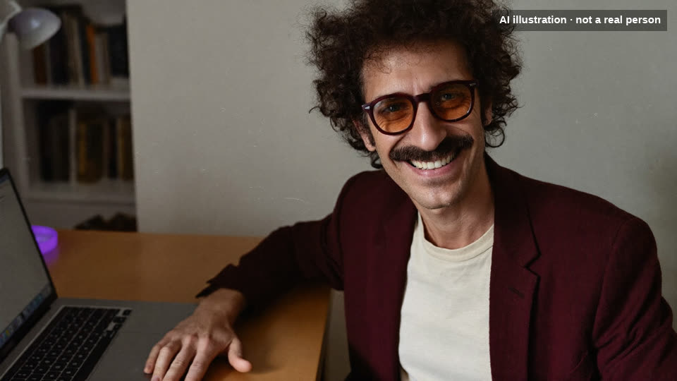 Jarvy, host of the free training on building and selling AI agents (AI illustration, not a real person)